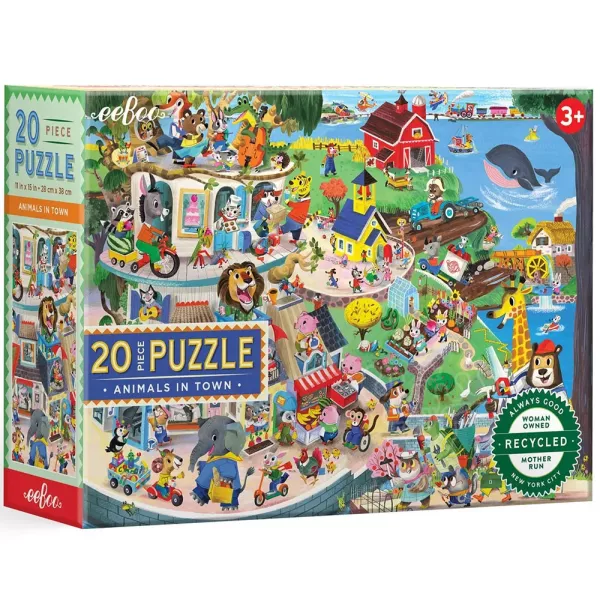 Puzzle - Állatok a városban - 20db