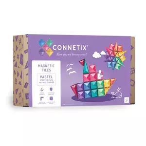 Connetix - Kezdő készlet - Pasztell - 64 db