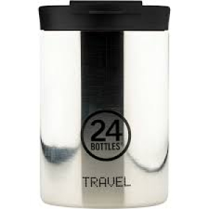 24Bottles Travel thumbler, Mirror Steel - 350ml