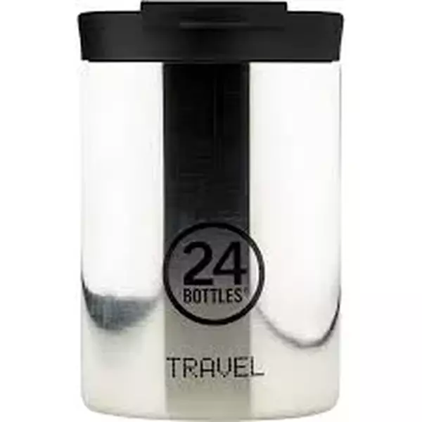 24Bottles Travel thumbler, Mirror Steel - 350ml