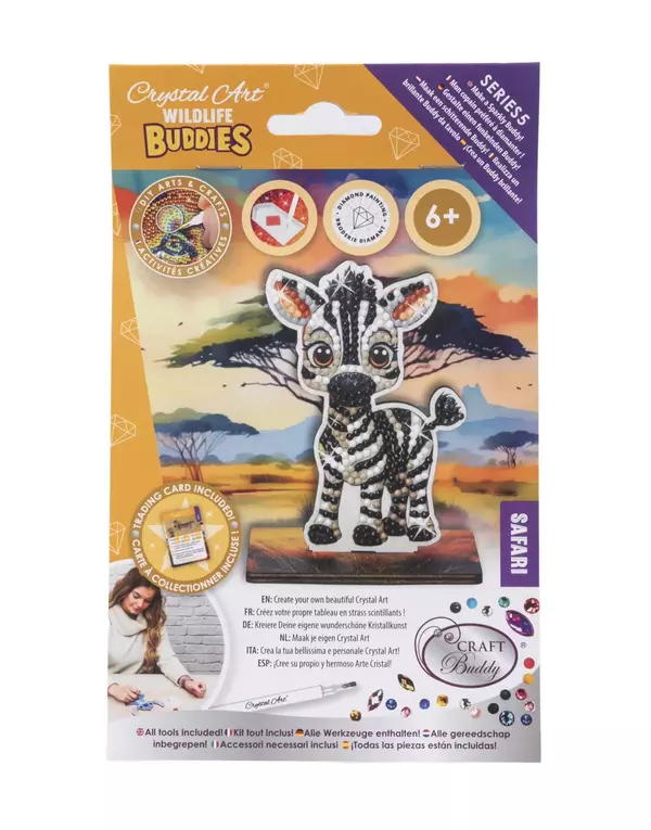 Gyémántszemes kirakó - Zebra