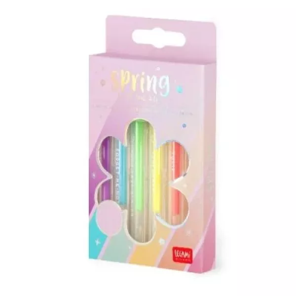 Legami - illatos mini zselés toll szett - 6 pasztell szín/szett 