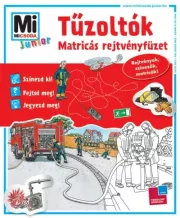 Mi Micsoda Junior Matricás Rejtvényfüzet - Tűzoltók - Matricás rejtvényfüzet