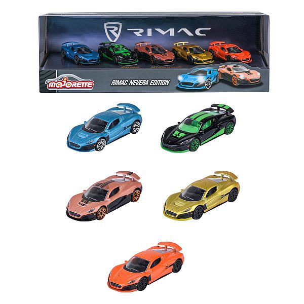Majorette - RIMAC Nevera Edition ajándékdoboz - 5db-os