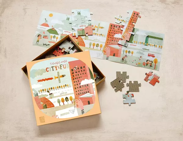 Városi kaland - 52db-os puzzle