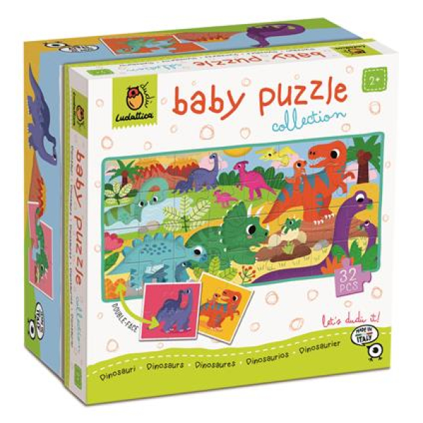 Bébi puzzle - Dinnoszauruszok - 32db