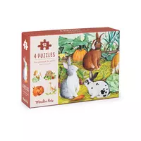 Puzzle - A négy évszak - Állatok - 4x12db