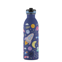 24Bottles Kids kulacs - Space Friends - 500ml - Szívószállal