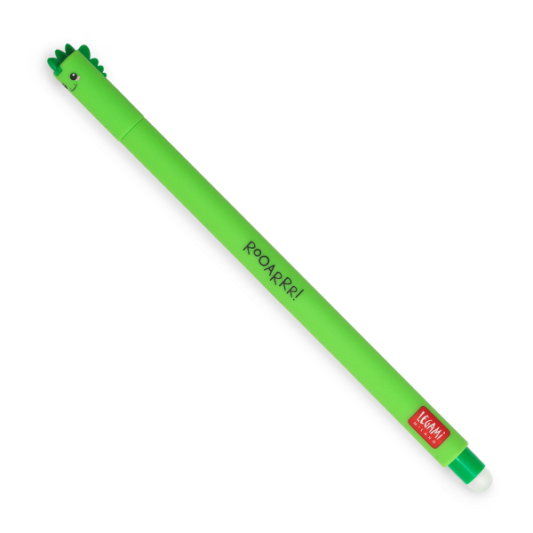 Legami - radírozható zselés toll - zöld tinta - Dinó