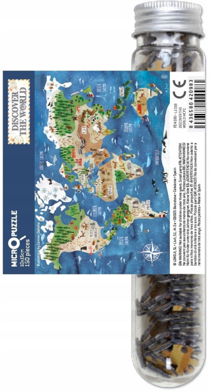 Micro puzzle - Világtérkép