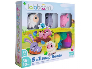 Lalaboom - Montessori bébi játék állatokkal - 25db-os