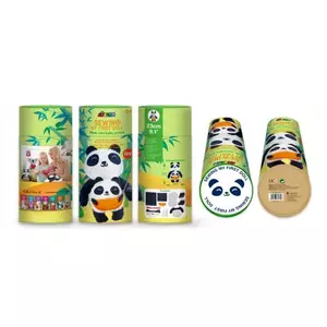 Varrható plüss - Panda kicsinyével