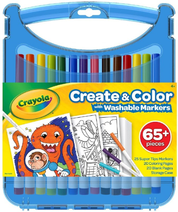Crayola - Kimosható filctoll készlet - 65 db