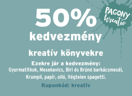 Kupon: kreatív könyvek 50% kedvezménnyel