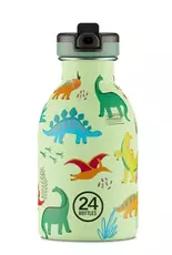 24Bottles Kids kulacs - Jurassic Friends - 250ml - Szívószállal