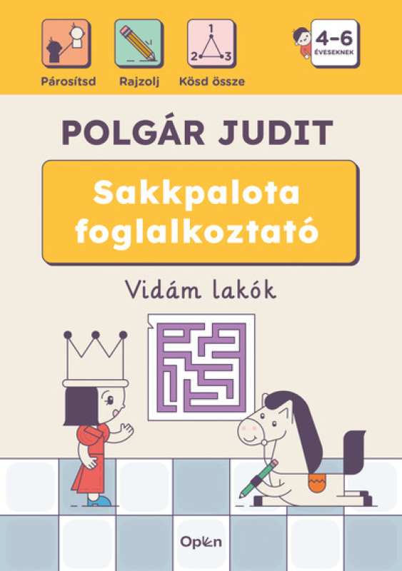 Sakkpalota foglalkoztató – Vidám lakók