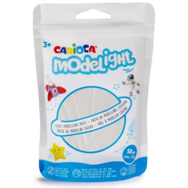 Carioca - Modelight Gyurma - 50g - fehér