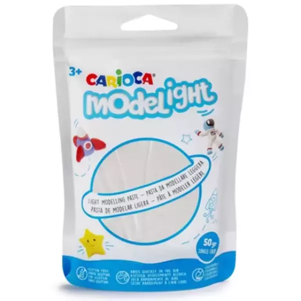 Carioca - Modelight Gyurma - 50g - fehér
