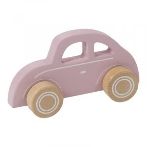 Fa játék autó - Beetle, pink
