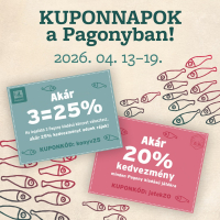 Tavaszi kuponnapok a Pagonyban!