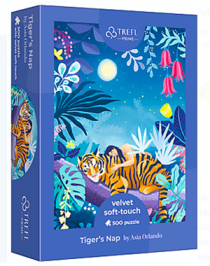 Bársony tapintású puzzle - Pihenés - 500 db