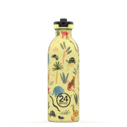 24Bottles Kids Urban rozsdamentes kulacs, Jungle Friends - 500ml