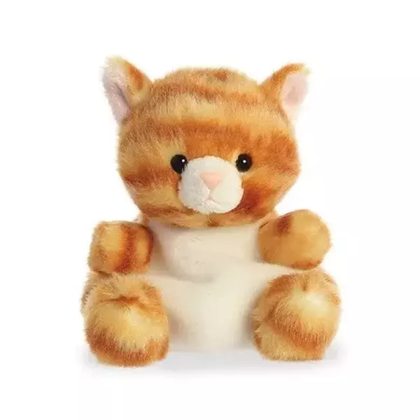 Palm Pals plüss cica - vörös cirmos - 13 cm