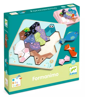 Fejlesztő játék - Állatformák kirakója - Eduludo FormAnimo