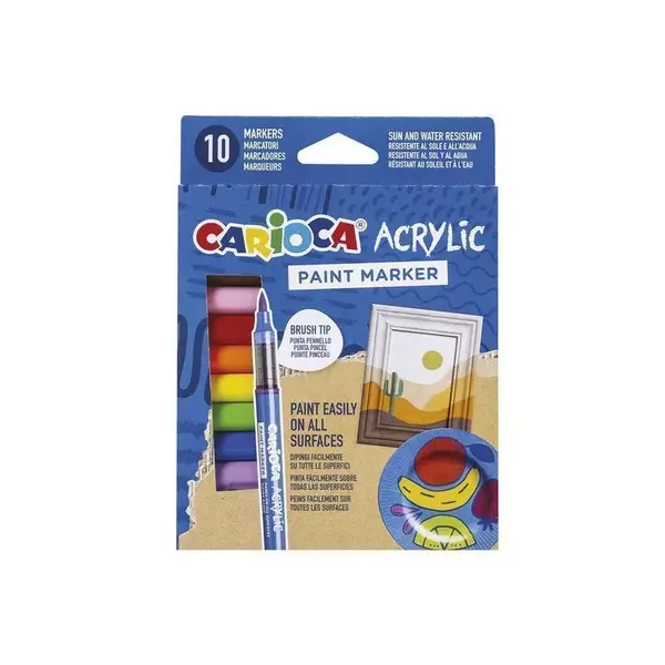 Carioca - Akril ecsetfilc készlet - 10db