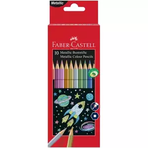 Faber Castell - Színes ceruza készlet - Metál, 10db