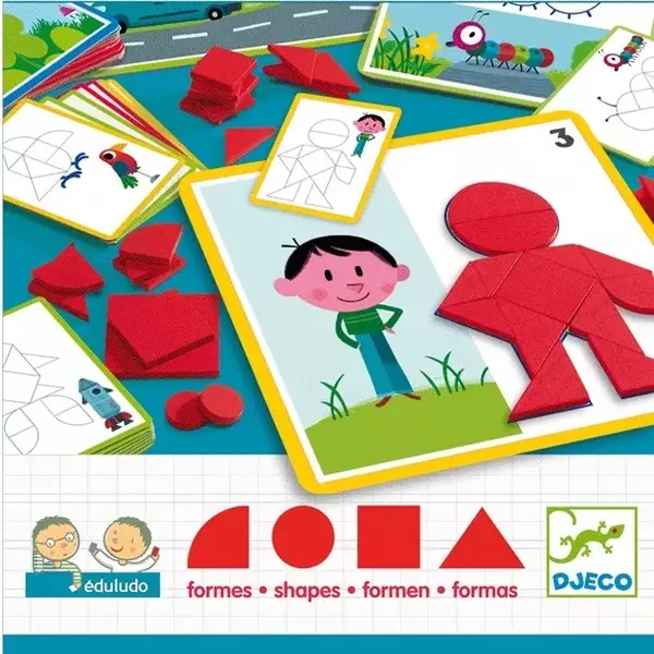 Alakzatok és formák - Eduludo Shapes - Tangram
