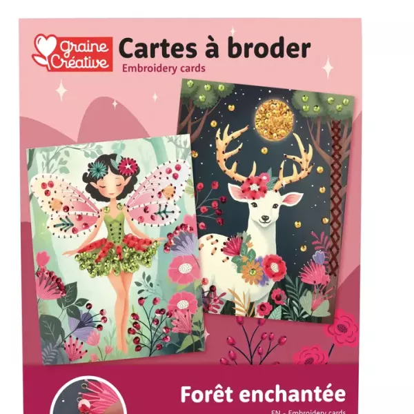 Hímzőkártyák - Tündérek erdeje