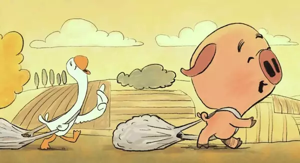 Malac és Liba kirándul - diafilm