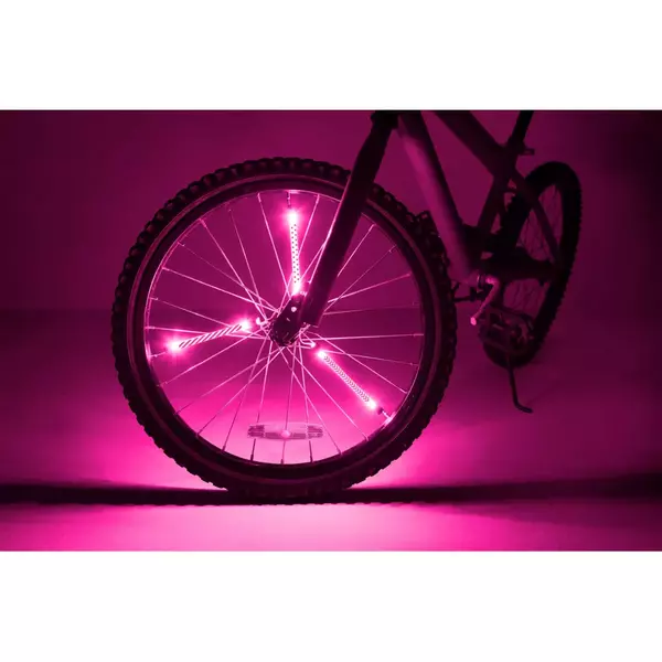 Kerékpár küllő fénycső - pink