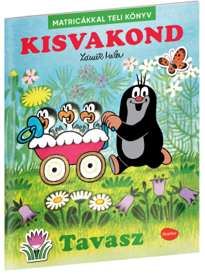 Kisvakond - Tavasz - Matricákkal teli könyv