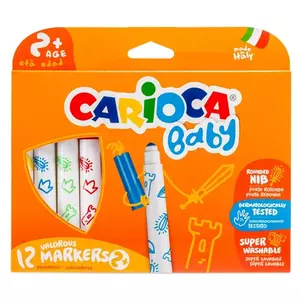 Carioca -  Bébi lemosható filctoll készlet -12db