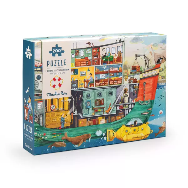 Puzzle - Hajó - 200db-os