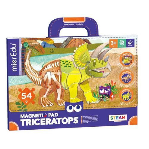 Hordozható mágneses tábla - Triceratops