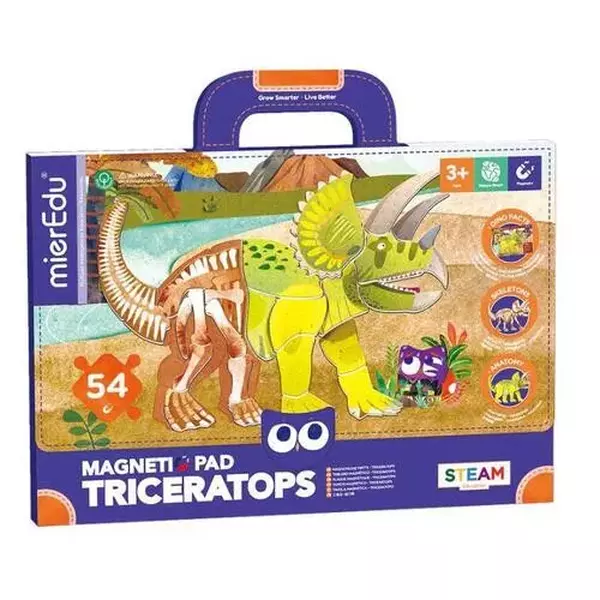 Hordozható mágneses tábla - Triceratops
