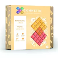 Connetix - Citrom és barack színű alap szett - 2 db