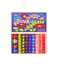 Billes & Co üveggolyó szett - large box - Flower Garden