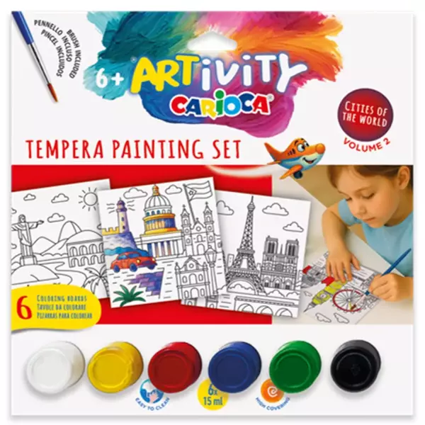 ARTivity tempera kreatív készlet - Világ városai - Európa