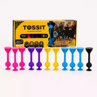 Tossit szilikon darts játék 2-4 főre - Family pack - Pink, lila, kék, sárga