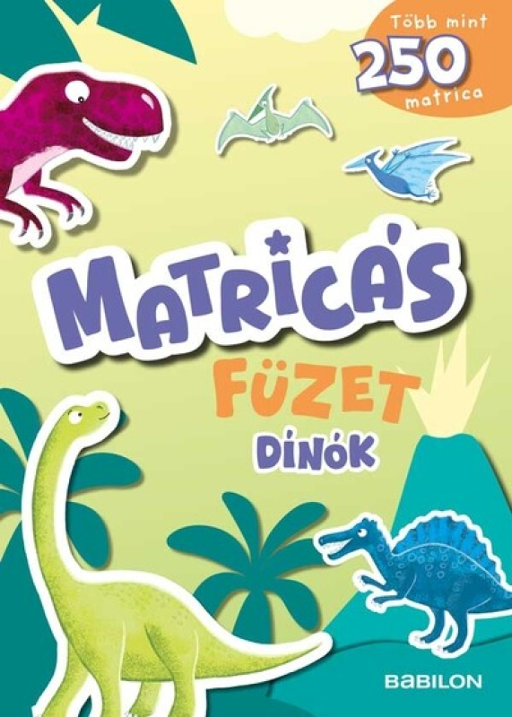 Matricás füzet - Dínók