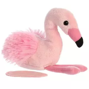 Plüss flamingó - Vállra tehető - 15 cm