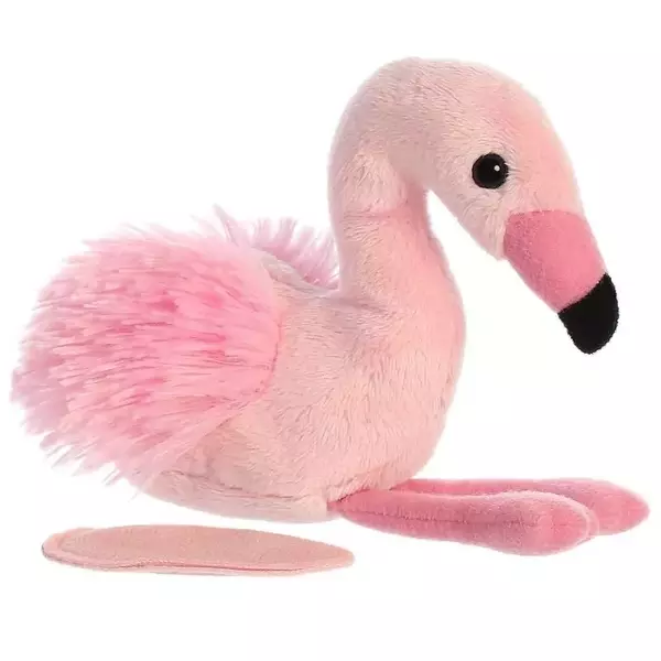 Plüss flamingó - Vállra tehető - 15 cm