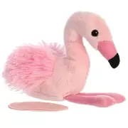 Plüss flamingó - Vállra tehető - 15 cm