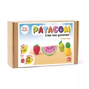 Süthető radírgyurma készlet - Gyümölcsök