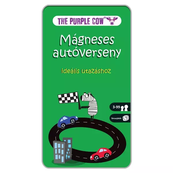 Mágneses társasjáték - Autóverseny