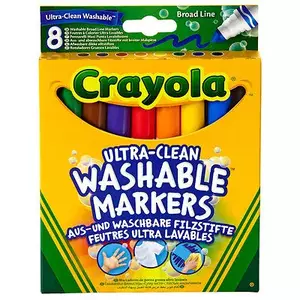 Crayola - Extra lemosható vastag filctoll - 8 db
